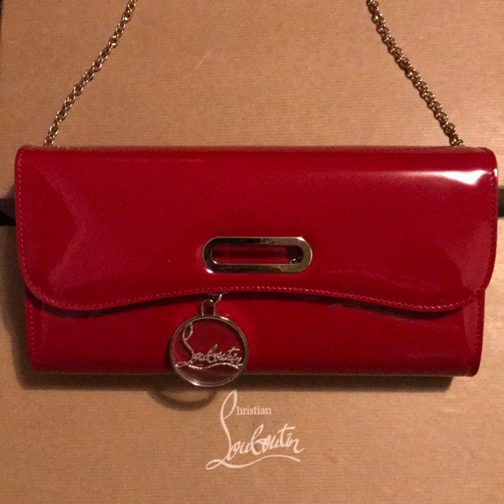 Christian Louboutin red purse